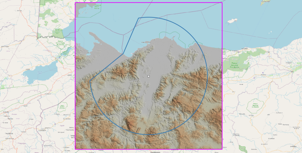 Result of DTM extraction to match bounding geometry